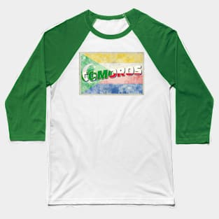 Comoros vintage style retro souvenir Baseball T-Shirt